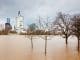 Fluss bei Hochwasser