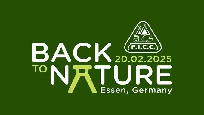 Plakat des F.I.C.C. mit Aufschrift: Back to Nature.