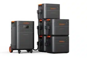 Jackery Explorer 5000 plus: Kaskadierbares System mit-5-battery-packs.