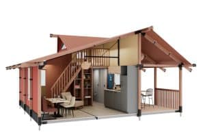 Kunert schafft mit dem Edria eine ganz neue Design-Anmutung, die auf dem Platzgelände gestalterische Elemente darstellen kann.