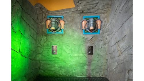 Unterputz-Dusche LINUS D-C-T im Kinderbereich. Foto: SCHELL