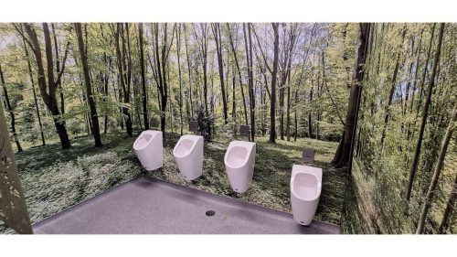 Urinalsteuerungen EDITION E mit Urinal-Modulen MONTUS. Foto: SCHELL